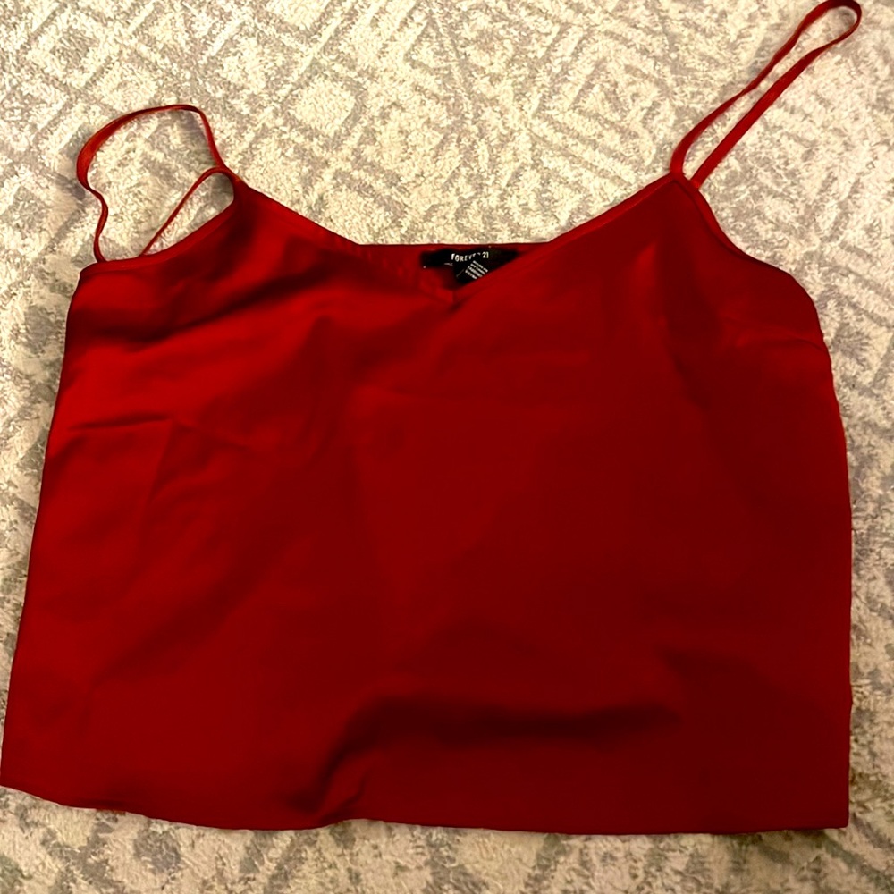 FOREVER 21 SMALL SILK TOP